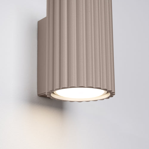 Sollux Lighting Wandlamp KARBON 10 taupe - 6,5x8,5x10cm