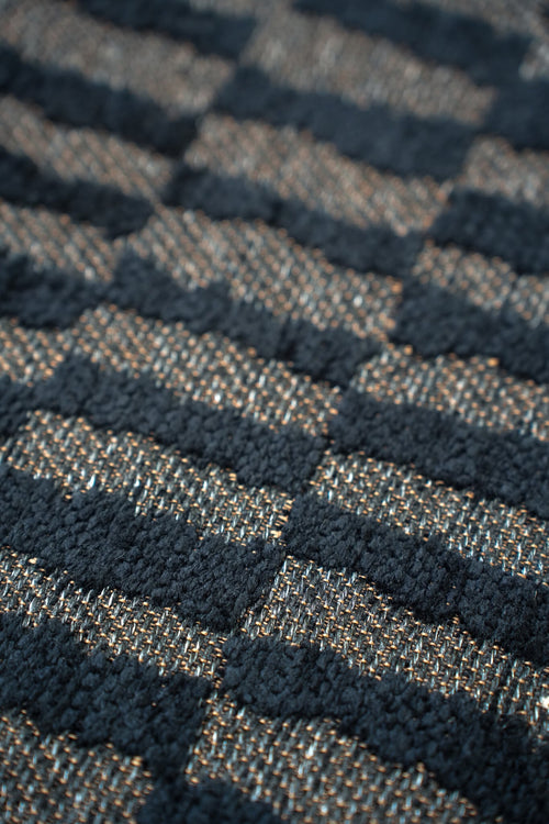 Remix vloerkleed 3652 Noir Baobab - Zwart - 140 x 140 cm