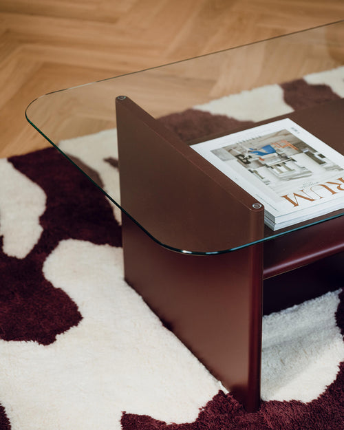 noo.ma Tovo salontafel 120 cm, Wine Berry