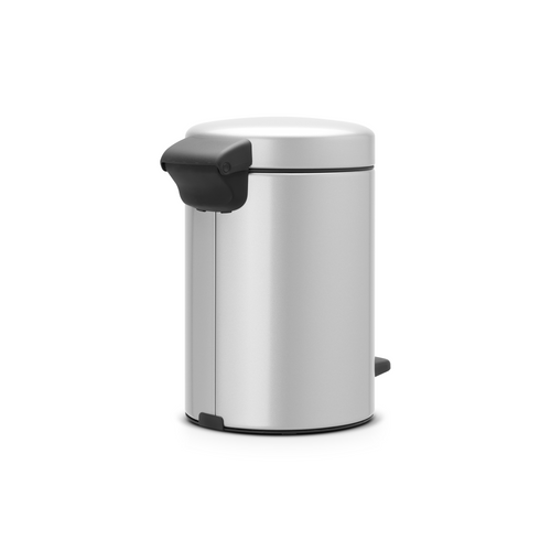 Brabantia NewIcon Pedaalemmer, 3 liter, kunststof binnenemmer - Metallic Grey