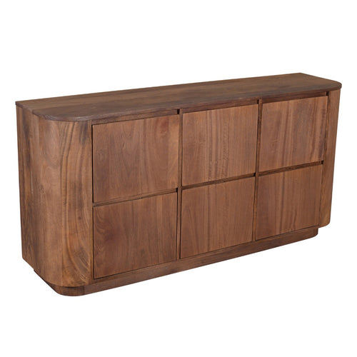DÉJA Living Dressoir Zenia - Donkerbruin Mangohout - 160x40x80cm - vtwonen shop