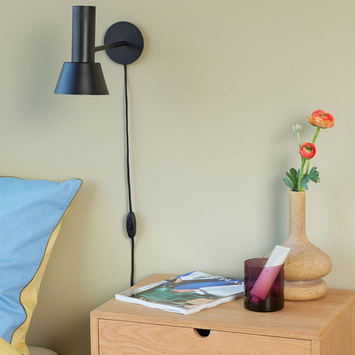 Hübsch wandlamp Tap - ijzer - 12x29xh20cm, e14