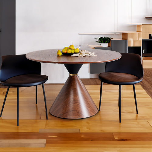 Kare Design Eettafel Cono Ø120cm walnoot