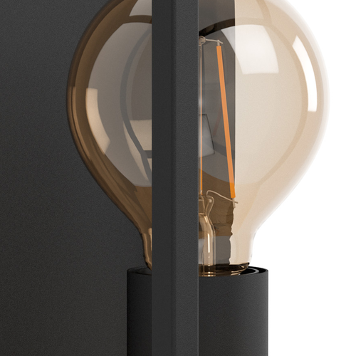EGLO wandlamp Libertad - e27 - 24 cm - zwart/bruin