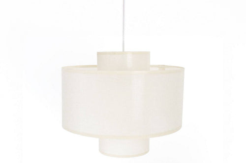 bpskoncept hanglamp Twin - crème - Ø35 cm