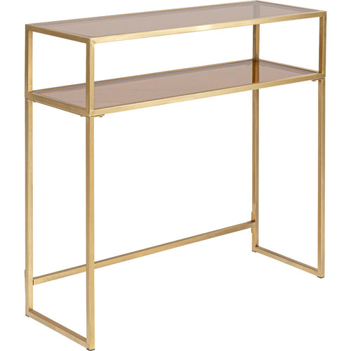 Kare Design Console Loft gouden 85x30cm - vtwonen shop