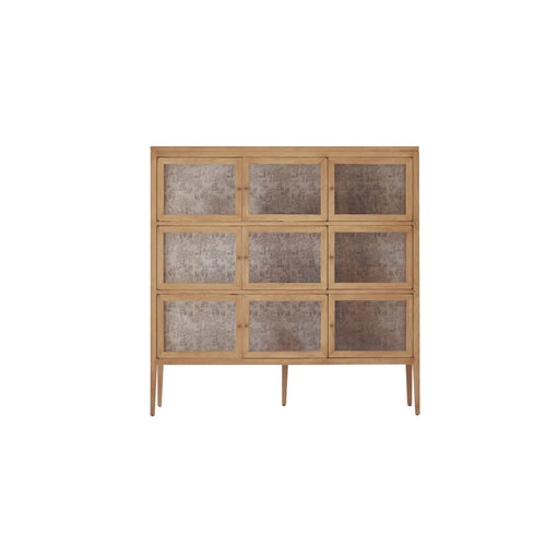 Tikamoon Grote eiken vitrinekast - Naturel - vtwonen shop