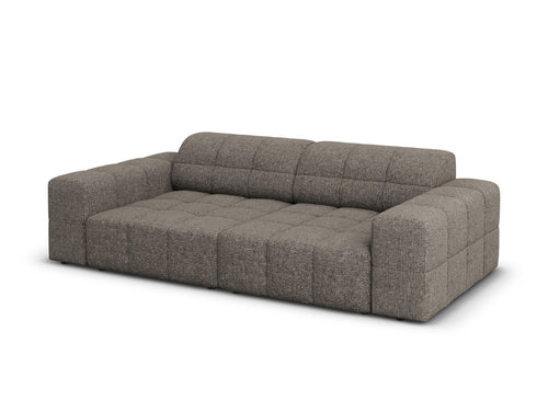 Cosmopolitan Design Bank Chicago 3-zits, chenille grijs - 102x212x78cm