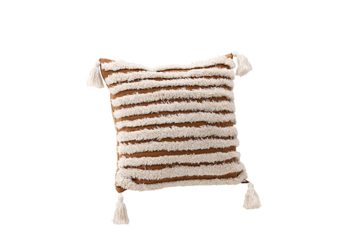 Rebellenclub Kussen Haka - Bruin