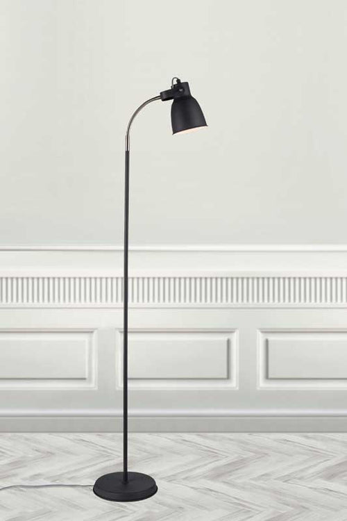 Nordlux Adrian Vloerlamp - E27 - Zwart