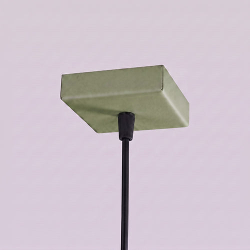 Sollux Lighting Hanglamp RAYO 1 olijfgroen - 8x8x118cm