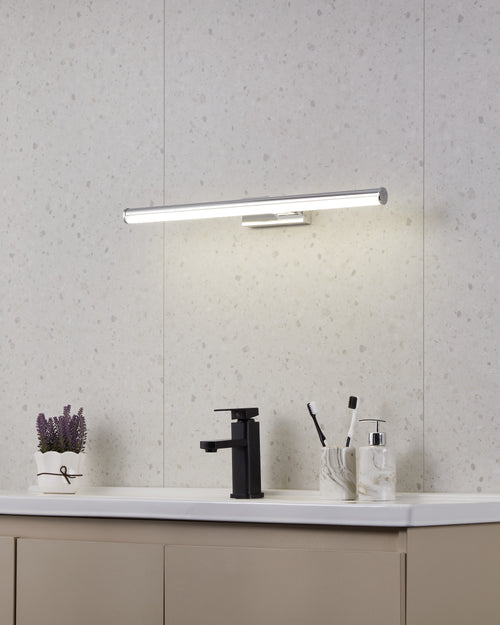 EGLO wandlamp Vadumi - led - 60 cm - grijs/wit
