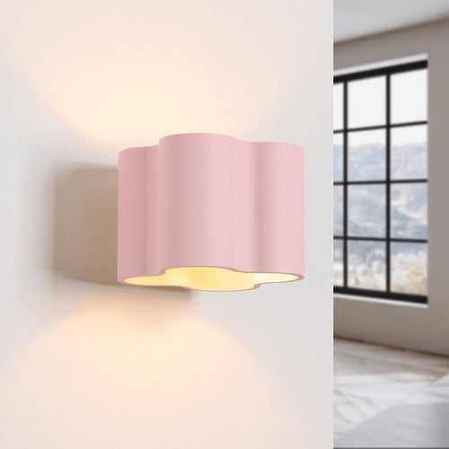 Sollux Lighting Wandlamp OVIO roze G9 - 12x14,5x10cm