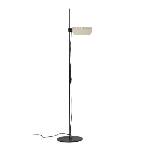 Faro Martinica Task vloerlamp zwart, beige 1x E27