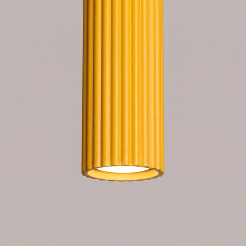 Sollux Lighting Hanglamp KARBON 1 geel - 8x8x118cm
