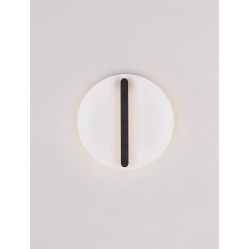 Nova Luce NALU Inbouw wandlamp Sandy Black, witte Triac dimbare LED 15W 900lm 3000K
