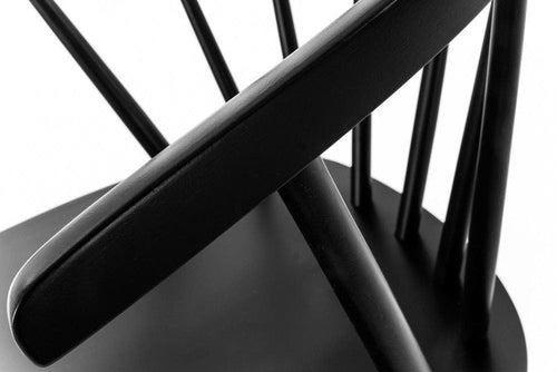 Rowico Home Carmen Houten Spijlenstoel Zwart - Set Van 2