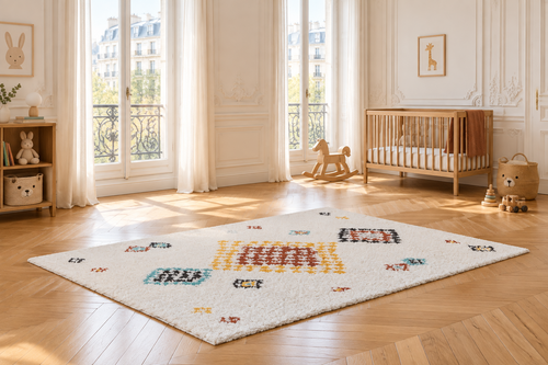 AFK Living vloerkleed Zazou - voor kinderen - veelkleurig - 160 x 230 cm
