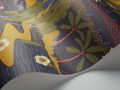 Borastapeter behang jungle-motief bruin - 53 cm x 10.05 m - 660798 - vtwonen shop