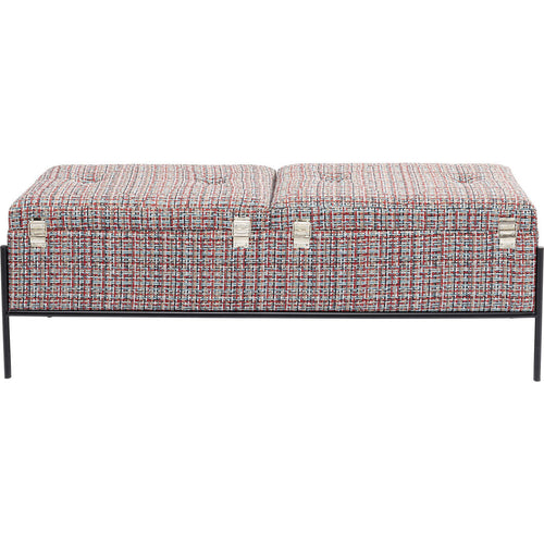 Kare Design Borst bank Iceland 120x40cm rood