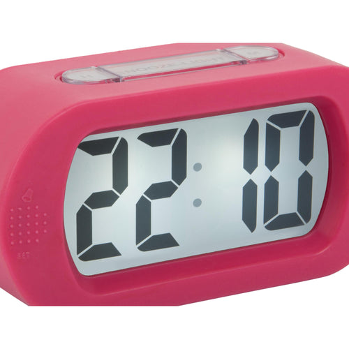 Karlsson wekker Gummy - roze - 5x14x7cm - vtwonen shop