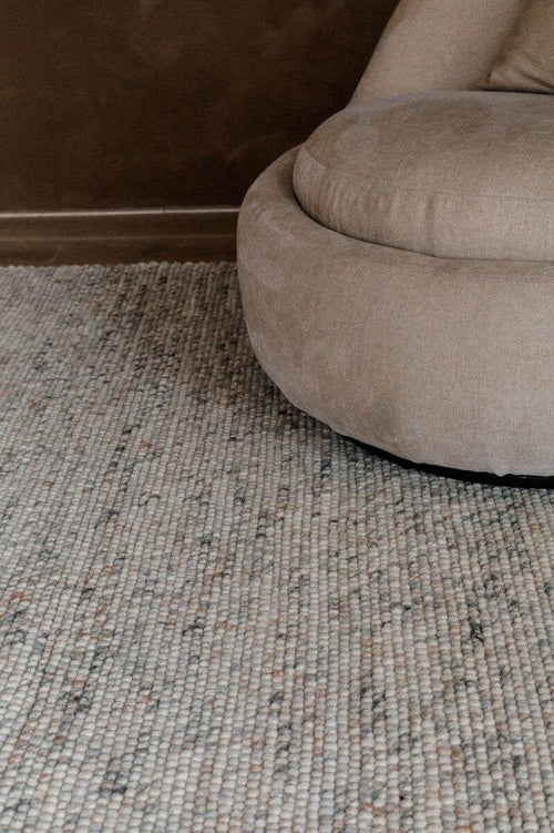 Interieur05 Wollen Vloerkleed Beige/Wit Gemeleerd Vik