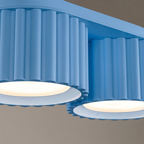 Sollux Lighting Plafondlamp AURA 2 azuur Gx53 - 21x10x8cm