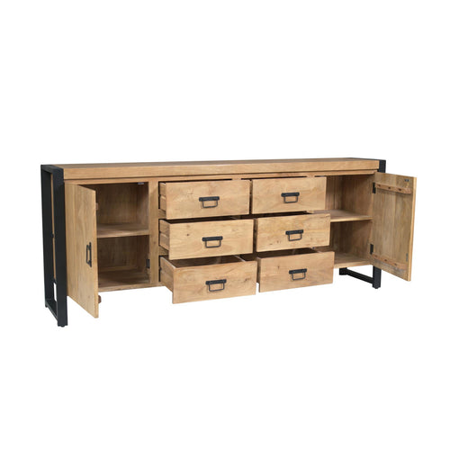 Starfurn Dressoir Britt - Naturel Hout - 200x40x80cm