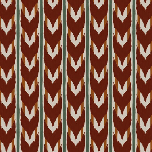 Catchii Behang Maison Artisan Ikat roest bruin - vtwonen shop