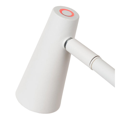 Lucide bureaulamp STIRLING - Geïntegreerde LED - Wit - vtwonen shop