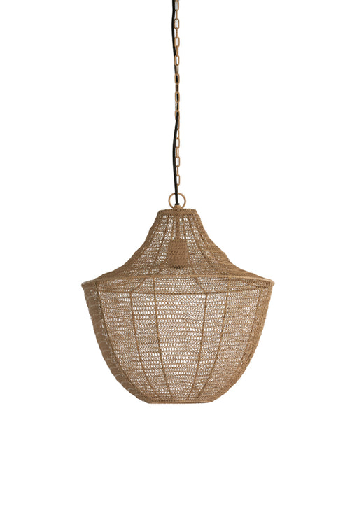 Light & Living hanglamp SHARIKA - bruin - Ø40x44cm - vtwonen shop