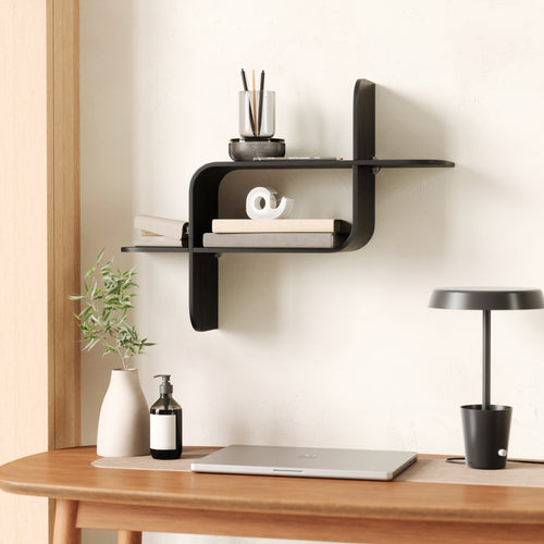 Umbra wandplank Montage - 64 x 48 x 16 cm - Zwart