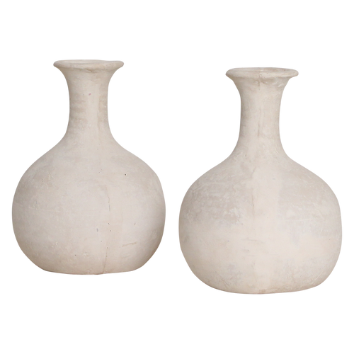 Raw Materials vaas - Chalk Jalor - créme - 20x20x27 cm - vtwonen shop