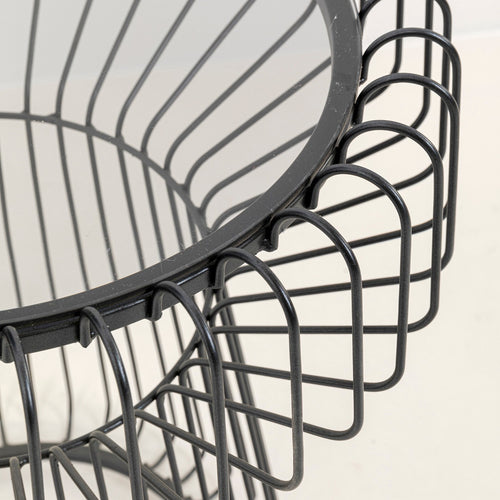 Kare Design Bijzettafel Lisboa Ø38cm zwart - vtwonen shop