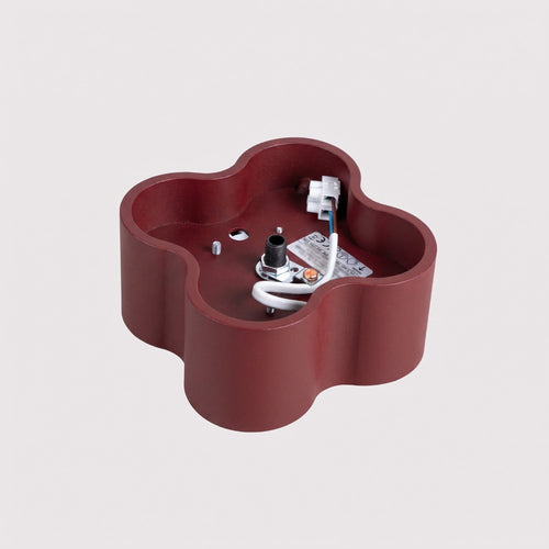 Sollux Lighting Plafondlamp OVIO 1 bordeaux Gx53 - 12x12x6cm