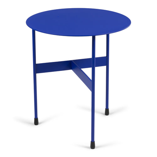 Spinder Design bijzettafel Mira Low - Ultramarine- Ø 40 - vtwonen shop