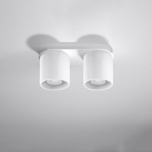 Sollux Lighting Plafondlamp ORBIS 2 wit - 26x10x12cm
