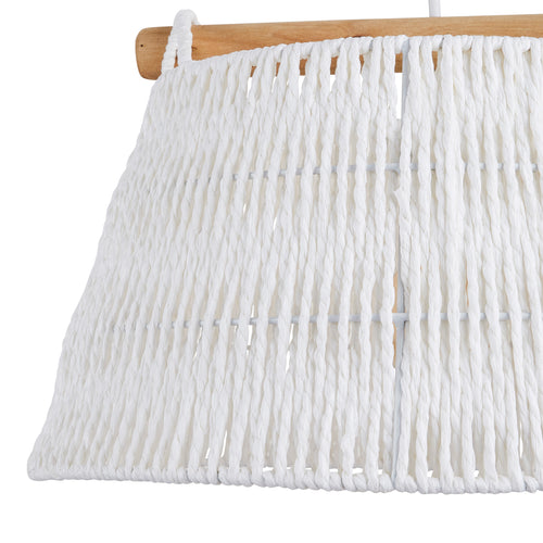 Lighto | Hanglamp Rotan Wit Ø45 cm | Lumo