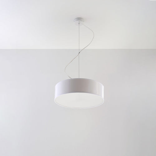 Sollux Lighting Hanglamp ARENA 35 wit - 35x35x111cm
