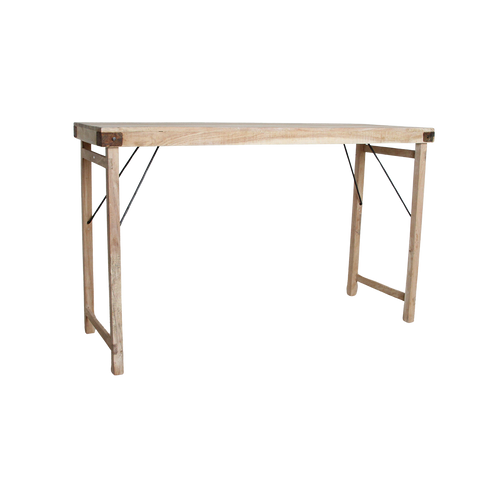 Limewash inklapbare bartafel - 170x60x107 cm