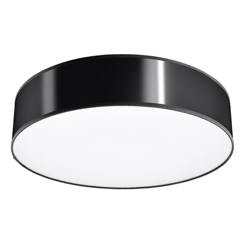 Sollux Lighting Plafondlamp ARENA 55 zwart - 55x55x11cm