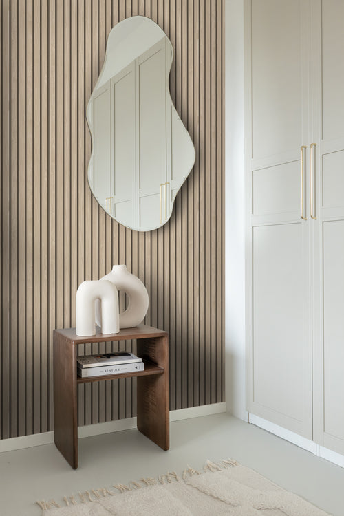 ESTAhome behang houten wandpanelen 3d beige - 53 cm x 10.05 m - 139607 - vtwonen shop