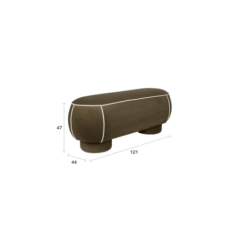 Housecraft Living Marina Bankje 121 cm Groen