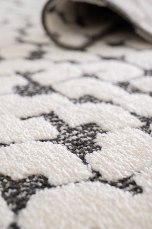 AFK Living vloerkleed Opus - reliëfeffect - grijs - 160 x 230 cm - vtwonen shop