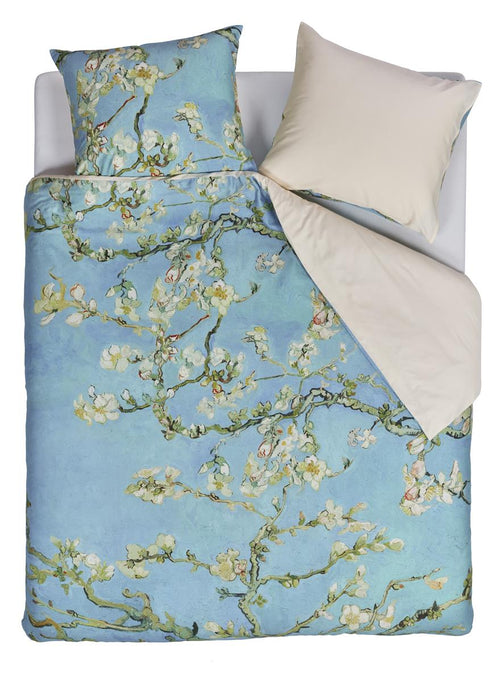 Beddinghouse x Van Gogh Museum dekbedovertrek Almond Blossom - 260x200/220 cm - blauw - vtwonen shop