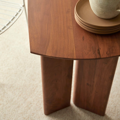 Tikamoon Keukentafel in massief acacia voor 2/4 personen - Bruin