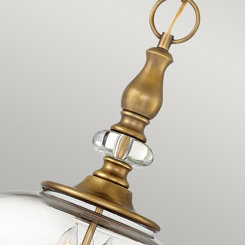 Elstead Wexley - 3-lichts plafondlamp messing, E14
