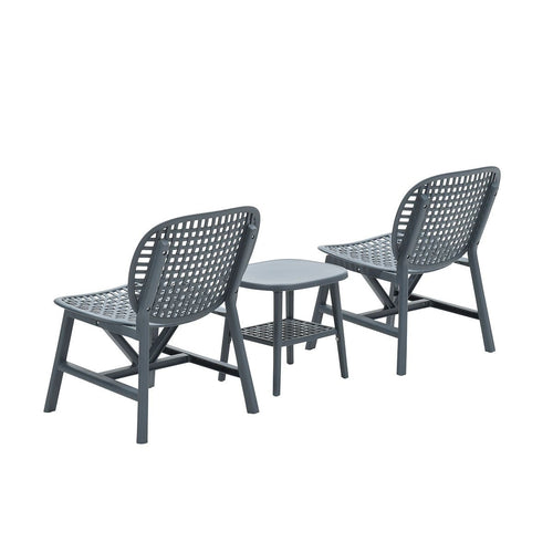 Garden Impressions Andria balkonset 3-delig - antraciet - vtwonen shop