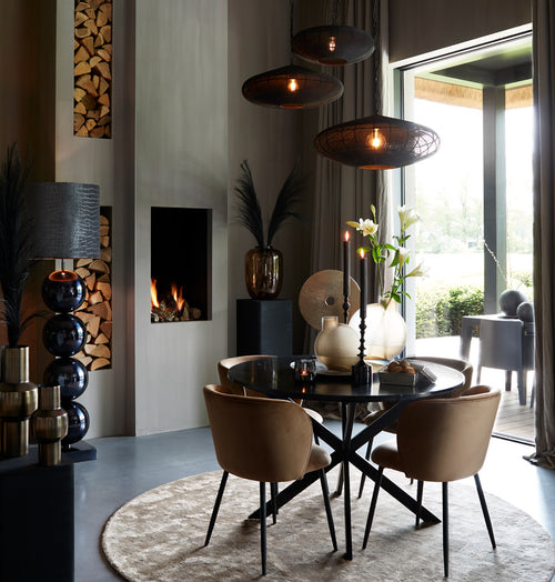 Light & Living zitmeubel Elyna - bruin - 56x55x79 cm