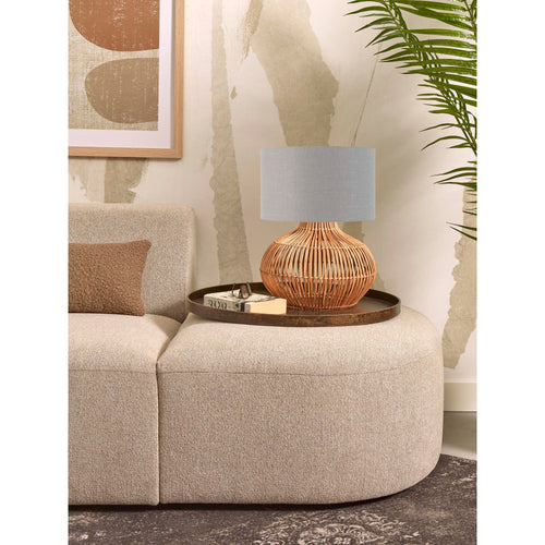 GOOD&MOJO tafellamp Kalahari - grijs - Ø32cm - vtwonen shop